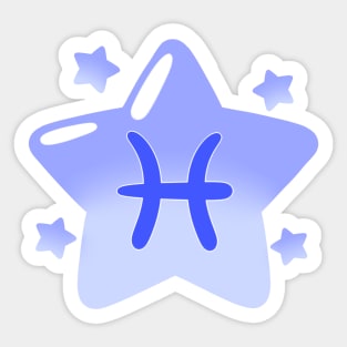 Astrological Sign Star - Pisces Sticker